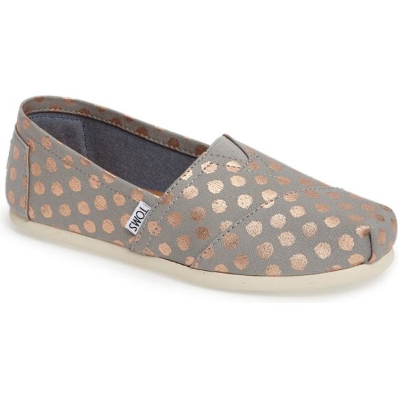 toms shoes polka dots